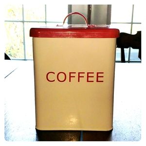 Vintage style coffee tin